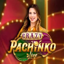 Crazy Pachinko logo by Evolution Gambloria Casino
