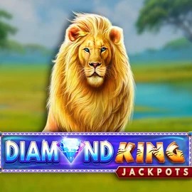 Diamond King Jackpots logo by SpinPlay Games Gambloria Casino