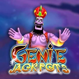 Genie Jackpots slot visual from Blueprint Gaming available on gambloriaa.eu