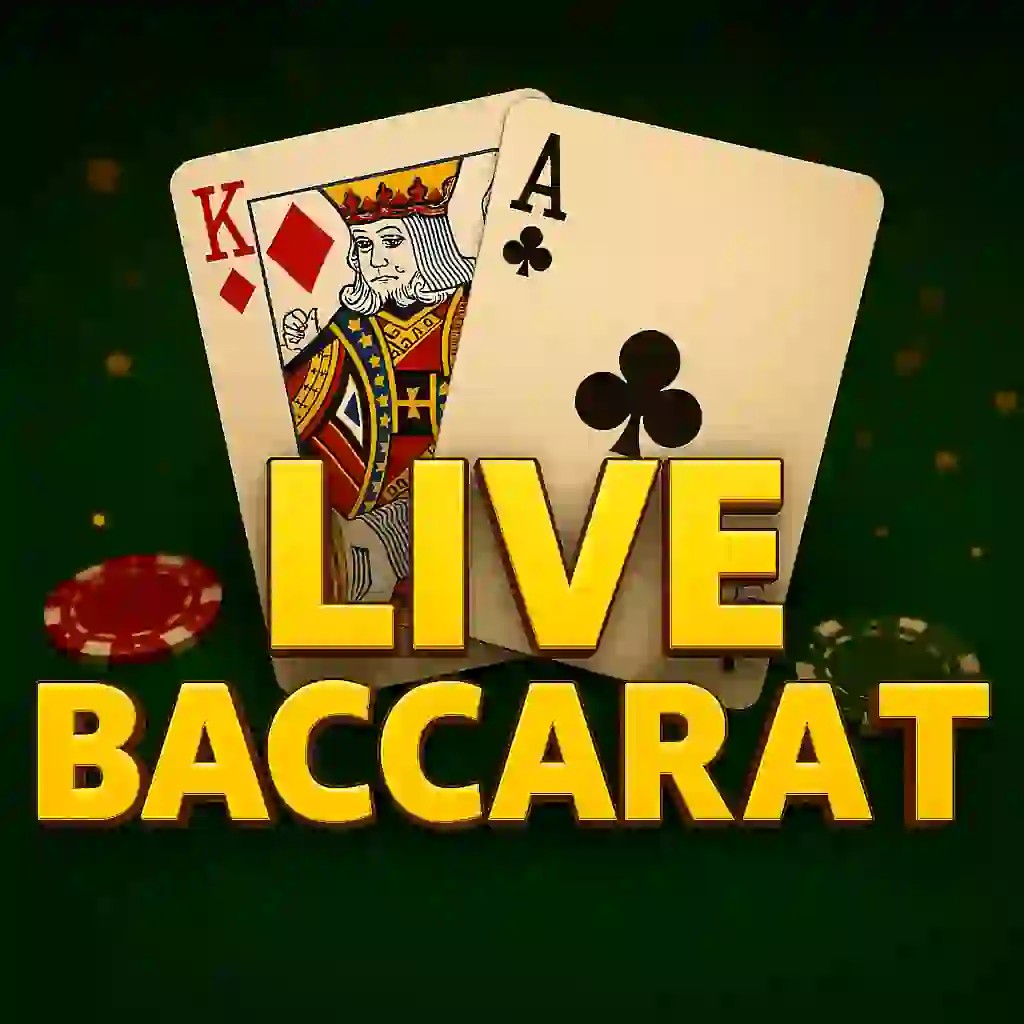 Live Baccarat slot visual from Evolution available on gambloriaa.eu