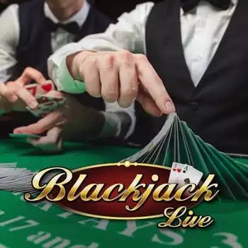 Live Blackjack slot logo by Evolution at Gambloria Casino