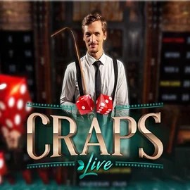 Live Craps logo by Evolution at Gambloria Casino